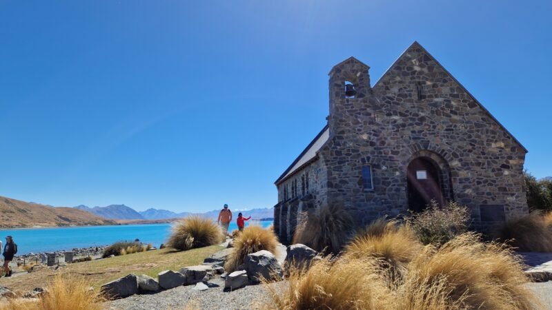 UNESCO-Weltkulturerbe Church of the Good Shepherd am Lake Tekapo