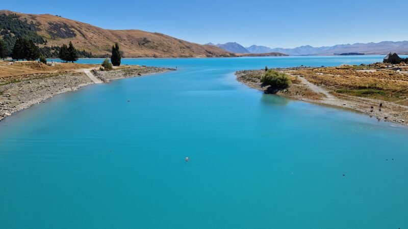 Blick auf Lake Tekapo