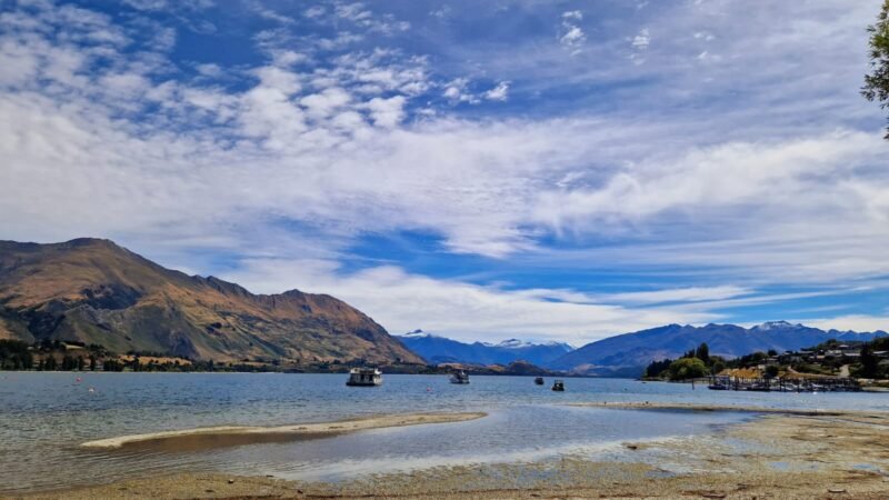 Am Strand des Lake Wanaka