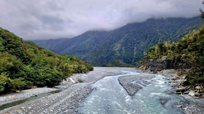 Gletscherbach Waiho River