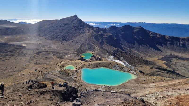 Vulkanische Seen beim Tongariro Alpine Crossing