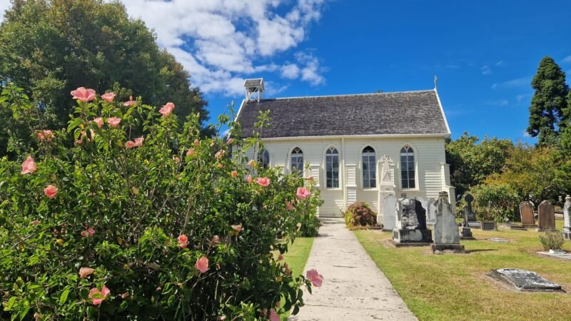 Älteste Kirche Neuseelands, die Christ Church in Russell